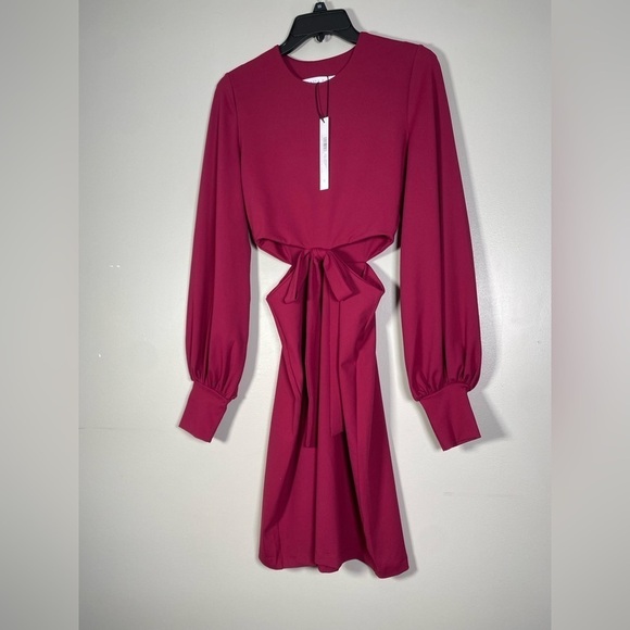 Susana Monaco - Cut Out Waist Bow Dress- - Picture 7 of 10